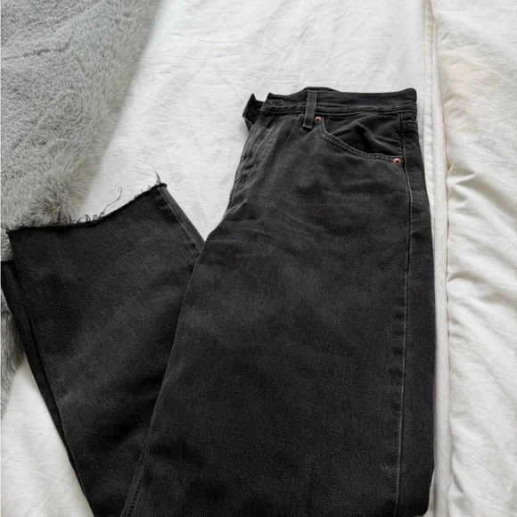 Levi’s Black Dad Jeans Size 25 - Picture 2 of 5